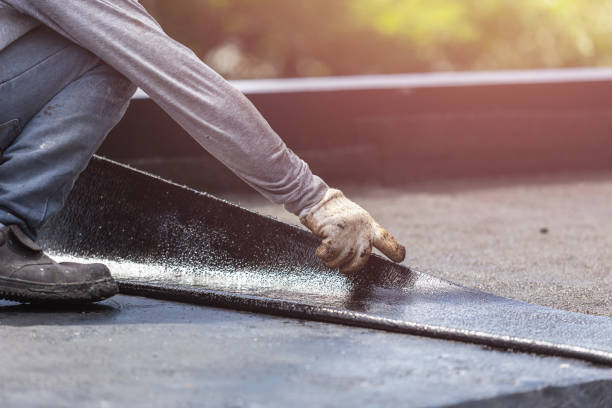 Professional Emergency Waterproofing technician working in Nelsonville, OH
